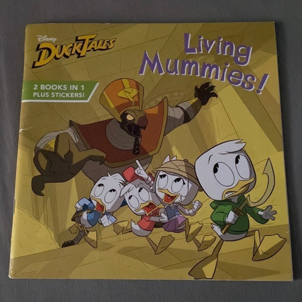 Disney DuckTales Living Mummies Tunnel of Terror 2-in-1 Sticker Book